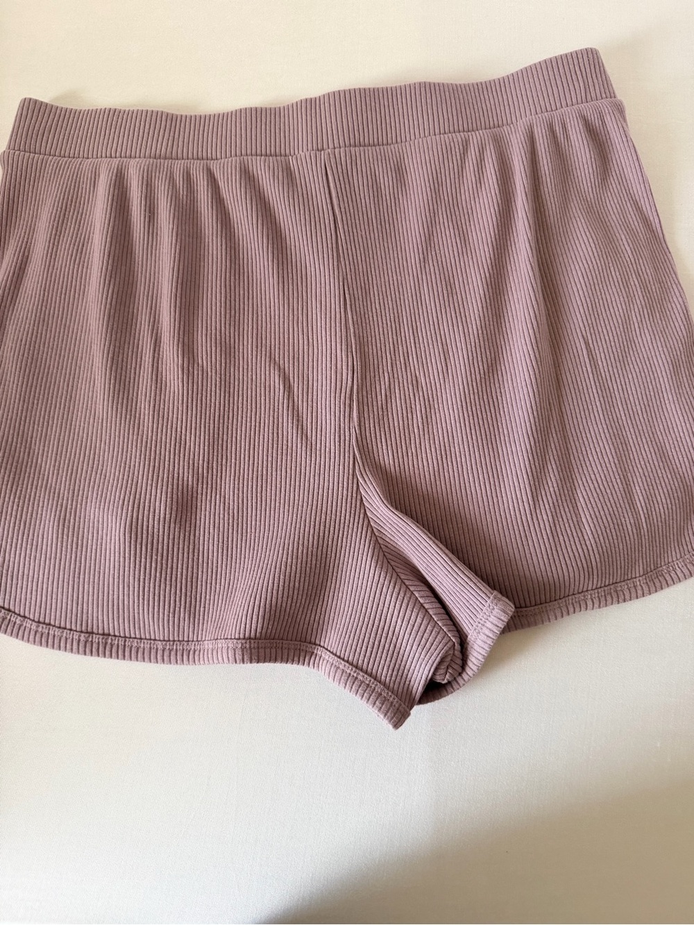 torrid Ribbed Lounge Shorts in Lavender - Picture 5 of 5